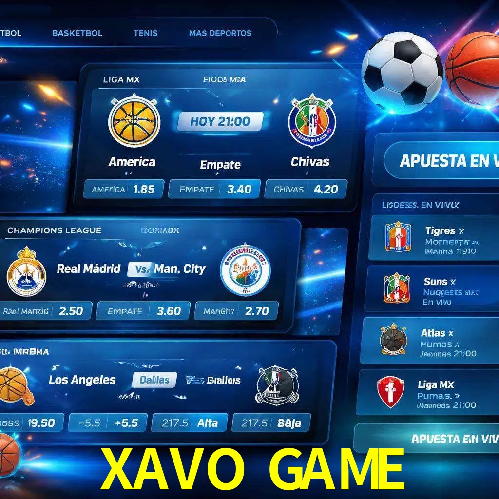 Mercados de apuestas deportivas XAVO GAME para jugadores en México