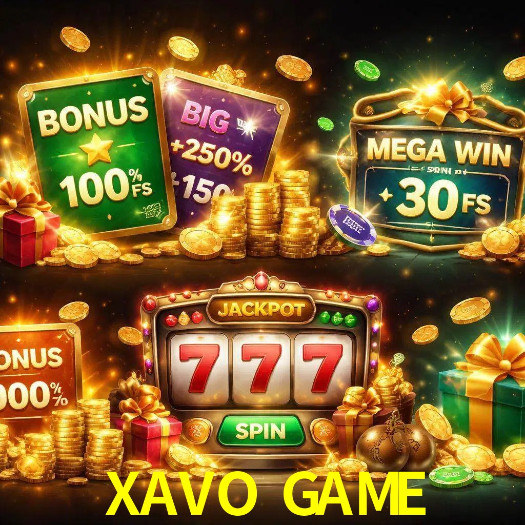 Tipos de bonos XAVO GAME incluyendo recompensas de bienvenida y promociones continuas