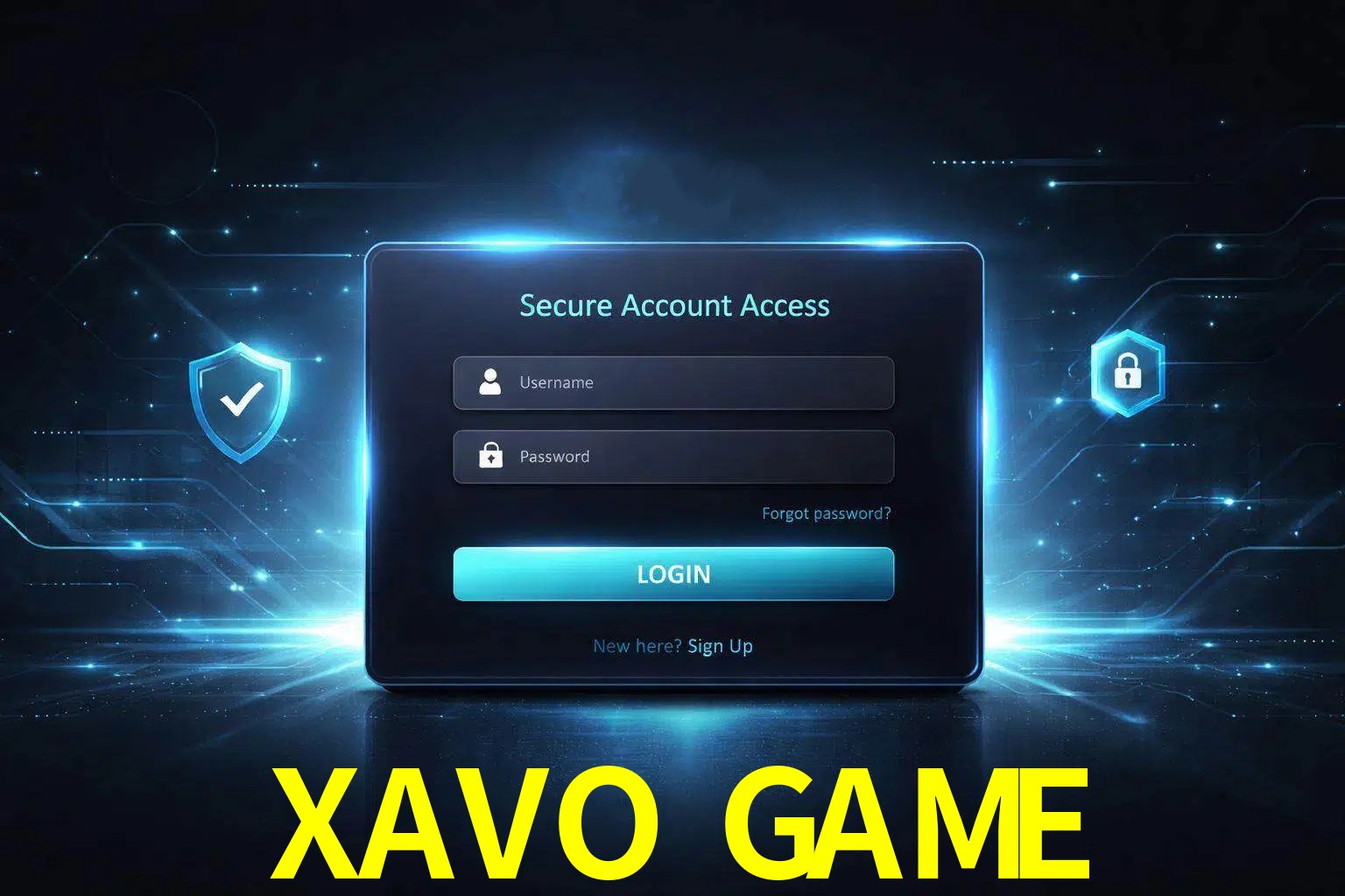 Pantalla de inicio de sesión de cuenta XAVO GAME para usuarios en México