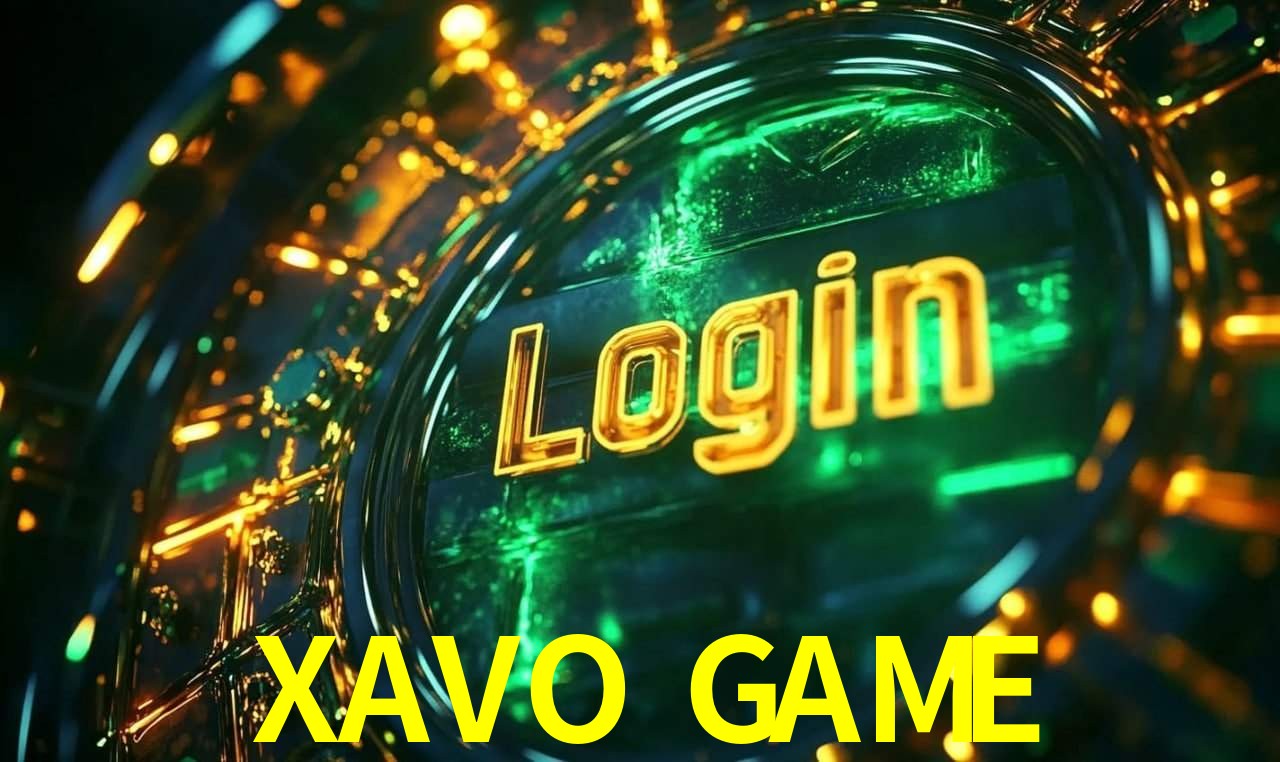 Interfaz de la app móvil XAVO GAME en un smartphone moderno